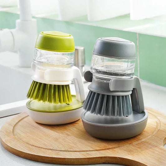 Palm Soap Dispensing Dish Brush